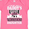 thumbnail image 4 of Inktastic Im Not Just Daddys Little Im a Truckers Daughter Girls Baby Bodysuit, 4 of 5