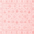 thumbnail image 1 of Ahgly Company Machine Washable Indoor Square Oriental Red Traditional Area Rugs, 4' Square, 1 of 4