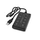 thumbnail image 5 of Sidaley Oficina en casa Portátil USB 2.0 Hub Universal USB-A Adaptador Doble 10 puertos Convertidor 480Mbps Divisor de velocidad rápida Videojuegos y accesorios, 5 of 6