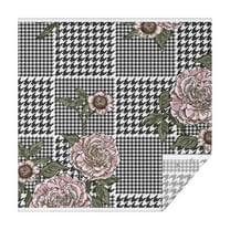 Pioneer Flower Floral Print Pattern Square Tablecloth,Waterproof Square Table Cover,Wipeable Spillproof Washable Table Cover for Home Kitchen Party Decor 60"x60"(152x152cm)