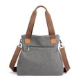 thumbnail image 2 of Bolso de hombro de lona para mujer, bolso de mano Hobo, bolso informal, bolso cruzado, bolso de compras Rojo Verde, 2 of 5