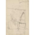 thumbnail image 2 of Henryk Siemiradzki 17x24 Gold Ornate Framed and Double Matted Museum Art Print Titled - A Sketch of the Interior with a Pillar and Connected Curtain (1883), 2 of 4