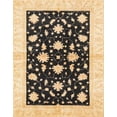 thumbnail image 1 of Ahgly Company Machine Washable Indoor Rectangle Abstract Dark Brown Area Rugs, 7' x 9', 1 of 7