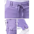 thumbnail image 4 of Adar Pro Blouses Médicales pour Femmes - Pantalon de Yoga Skinny Leg - P4100T - Lavande - TG, 4 of 7