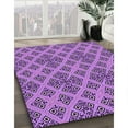 thumbnail image 3 of Ahgly Company Machine Washable Indoor Rectangle Transitional Violet Purple Area Rugs, 2' x 4', 3 of 7