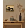 thumbnail image 4 of Drsoum Vintage Canvas Framed Wall Art Horse Room Decor for Bathroom Bedroom Living Room - 8x10in Natural Framed, 4 of 7