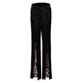 thumbnail image 3 of 2026 Summer New Net Fabric See-through Pants High Waist Pant Fashion Clothes Sexy Bottom Breathable Clothing Comfortable Outfit Casual Culottes, 3 of 4