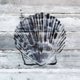 thumbnail image 2 of Robinson, Carol 15x15 Black Ornate Wood Framed with Double Matting Museum Art Print Titled - Blue Scallop, 2 of 4