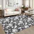 thumbnail image 3 of Garvee Ultra Soft Area Rugs, 5x7 Fluffy Fuzzy Shag Area Rug Modern Shaggy Carpets for Bedroom Living Room Bedroom Home Decor, Dark Gray, 3 of 8