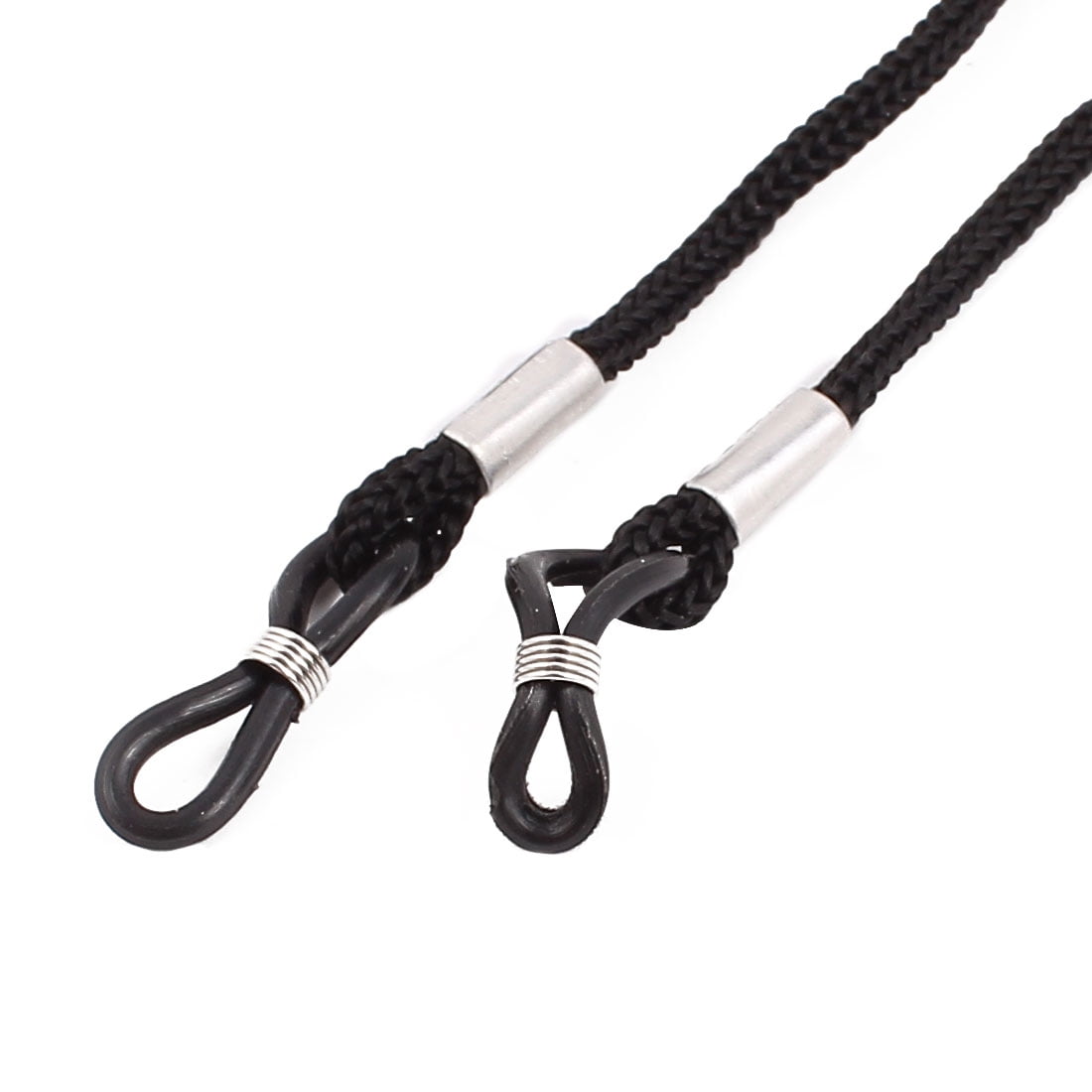 Unique Bargains Glasses Sunglasses Neck Adjustable Lanyard Holder Strap String Black 5pcs