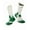 White, variant on Compression Crew Socks for Men and Women, 2 Pairs Cushioned Dress Socks for Hiking Running, White/Black/Blue