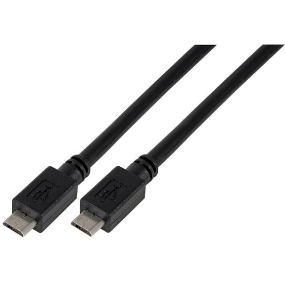 PRO SIGNAL - Micro B Male to Micro B Male USB 2.0 Cable, 2m Black