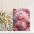 thumbnail image 2 of Qisvanset 12x16 Inch Pink Peony Floral Canvas Wall Art, Trendy Bible Verse Art Gift for Girl Room Home Decor, 2 of 8