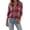 Multicolor-#005, variant on Dweltoz Women's Plaid Flannel Shirt Soft Long Sleeve Lightweight Casual Button Down Jacket with Pockets 2026 Fall Fashion Blouses,Hot Pink S