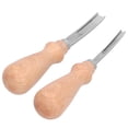 thumbnail image 4 of Cuchillo de Esquivación, Herramiente de Cuero Biselante de Borde, Cuchillo Biselante de Cuero, Biselante de Borde, Alta Duradera para Esquivar y Adelgazar Cuero de Acero, 4 of 7