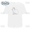 thumbnail image 1 of Camisetas con gráficos de capibara de Navidad ropa para hombre camisetas y camisetas nuevas Camiseta estampada de algodón para mujer ropa Y2K camiseta divertida bonita, 1 of 7