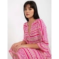 thumbnail image 6 of Womens Loose Fit V Neck Casual Short Dress Summer Flowy Mini Dress Beach 10996 Red XXL, 6 of 9
