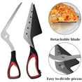 thumbnail image 3 of Clearance Cutter under $7 Food Grade Sharp Stainless And Handle With Soft Handle Multifunctional Kitchen Scissors 27CM Black/Red, 3 of 6