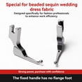 thumbnail image 2 of Bead Sequin Presser Foot for Wedding Dresses Fashion Clothes Fabric No Need to Hammer Beads Fixed Presser Foot C, 2 of 6