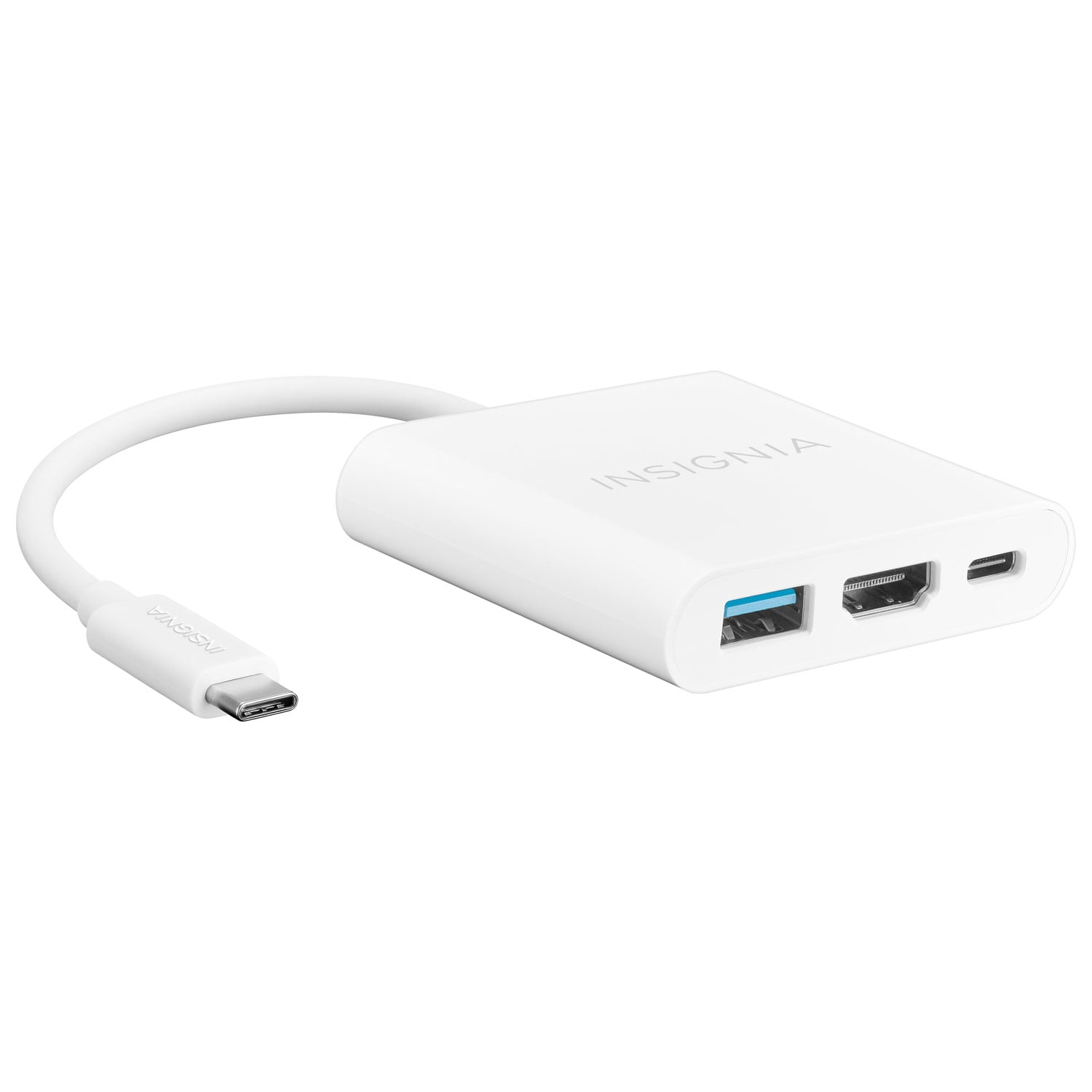 Insignia USB-C to HDMI Multiport Adapter – 4K HDMI, USB 3.0 & USB-C PD – Black