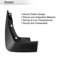thumbnail image 4 of Unique Bargains 1set Front and Rear Mud Flaps Splash Guards Mud Guards for Audi Q3 2012-2016 W/Mount Accessories, 4 of 6