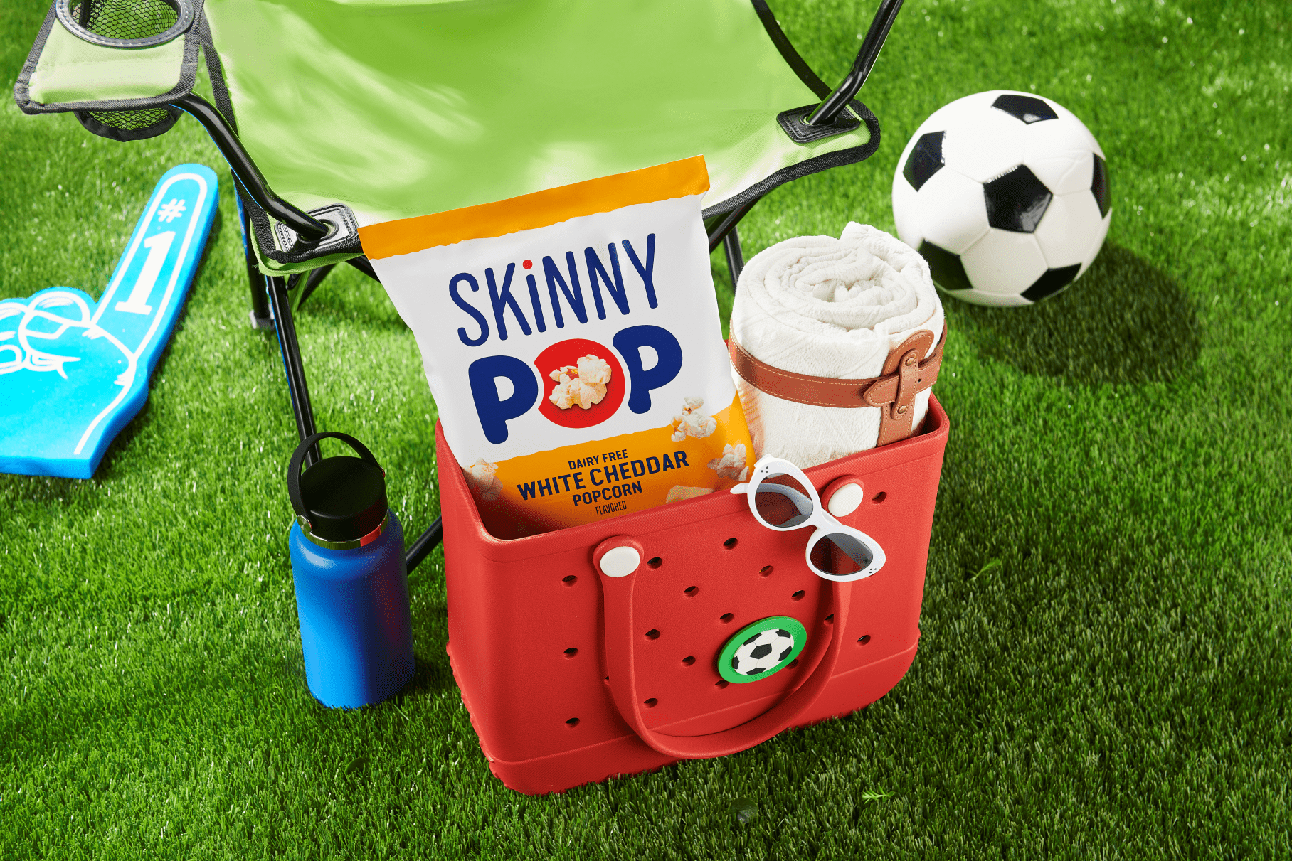 SkinnyPop Dairy-Free White Cheddar Popcorn, 4.4 oz