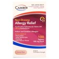 thumbnail image 2 of Camber Consumer Care Fexofenadine Hydrochloride Antihistamine Non-Drowsy Allergy Relief 180 mg, 100 ct, 2 of 9