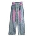 thumbnail image 3 of 2025 Women's Jeans Baggy Jeans for Women High Waist Jeans Vintage Loose Wide Leg Denim Pants Teen Girls Hiphop Streetwear Women Blendingpants, 3 of 4