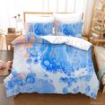 thumbnail image 1 of 3D Abstract Blue Marble Texture Quilt Cover Set Bedding Set Duvet Cover, 1 of 3