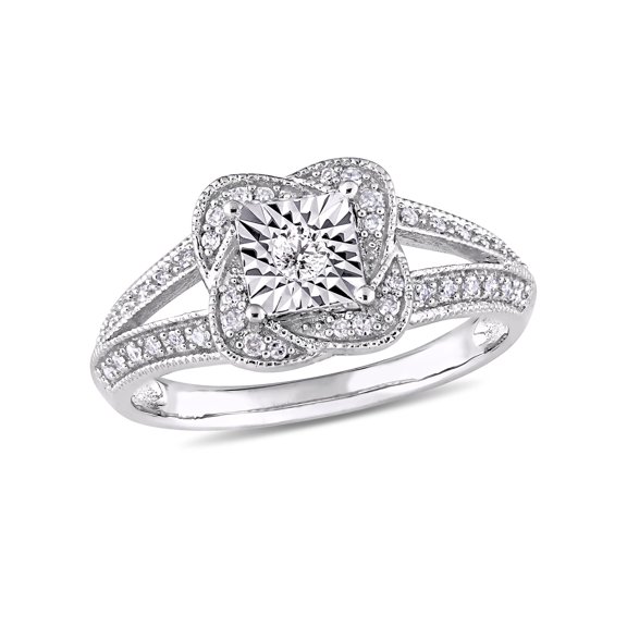 Everly Women's Diamond 10K White Gold Engagement Ring
