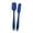 Blue, variant on RSVP International Mini Silicone Kitchen Tool 4 Piece Set, Assorted Colors