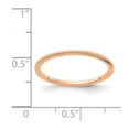 thumbnail image 2 of 14kr 1.2mm Milgrain Stackable Band Ring Size 9.5 Stackable Ring for Women and Men - 1.1 Grams, 2 of 2