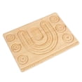 thumbnail image 2 of GUOOL Wooden Beading Board Bead Tray for Art Crafts Beading Tools Necklaces Making, 2 of 9