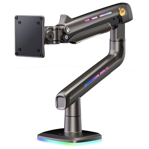 Soporte Ajustable para Monitor 32"–60" | Giro e Inclinación | Con Luces RGB