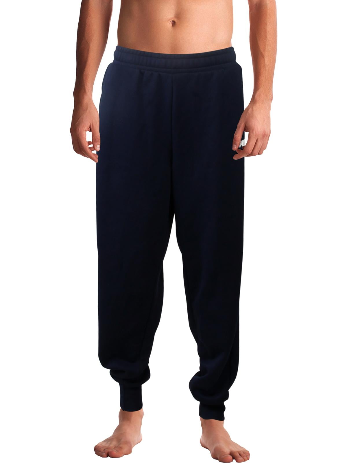puma men's essentials fleece pants
