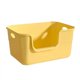 thumbnail image 1 of Arenero extragrande, arenero antisalpicaduras para gatos, montaje sin herramientas, arenero para varios gatos, arenero jumbo (amarillo), 1 of 5