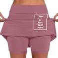 thumbnail image 4 of Womens Shorts Skorts Casual Mid Waist Skort Active Skirt Beach Vacation Trendy 2025 with Pockets S-5XL, 4 of 7