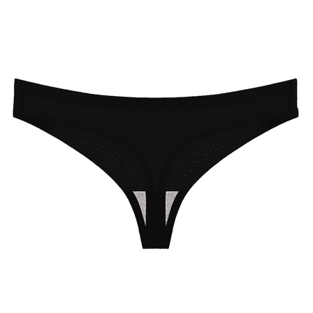 Fulorrnie Underwear for Women Seamless Hipster Comfort Sport Panties Elastic Waist Banded Moisture Wicking Panty Black S