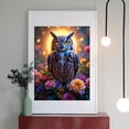 thumbnail image 2 of Diamond Art Kits for Adults - 5d Owl Among Colorful Blooms Sunset Diamond Painting for Adults, Diamond Art for Adults Beginners, Diamond Painting Kits for Adults for Home Wall Decor, 2 of 7