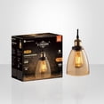 thumbnail image 4 of Xtricity - Amber Glass Pendant Light, LED Bulb Included, From the Old Fashioned Collection, 4 of 6