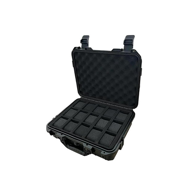 Estuche de viaje para relojes, organizador de relojes, estuche para colección de relojes, forro de esponja, regalo, resistente al agua, almacenamiento