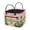 Beach Sunset Palm Tree Print, variant on Uourmeti Colorful Dinosaur Print Collapsible Storage Basket, Waterproof Quilted Storage Basket Polyester Quilted Laundry Basket for Shopping