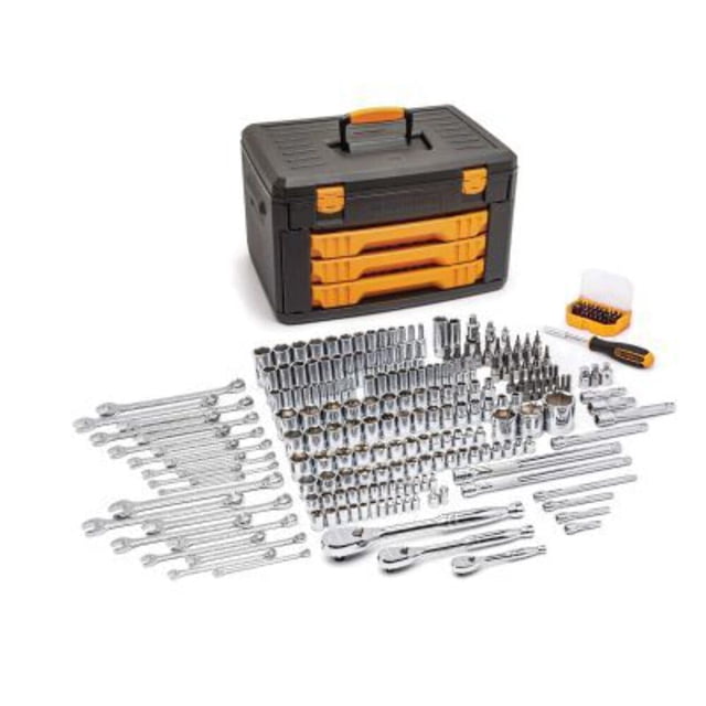 Juego de herramientas GEARWRENCH 80966 243 piezas, 6 unidades, con caja de almacenamiento