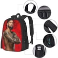 thumbnail image 4 of Jey USO Wrestler Unisex Fitness Bag, Backpack for Exercise Portable Business Backpack Notebook Bag for Men and Women, 4 of 7