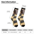 thumbnail image 2 of Fuzoiu Chess Board With Pawns Print Athletic Crew Socks for Men & Women,Casual Crew Socks,Above Ankle Crew Socks for Business, Casual, 2 of 6