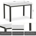 thumbnail image 3 of Recaceik Dining Room Table Set Modern Dining Table Set for 4 Kitchen Table and Chairs Faux Marble Dinner Table & 4 PU Leather Upholstered Chairs Dinning Table Sets for 4 Kitchen & Dining Room Sets, 3 of 5