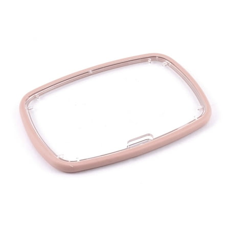 Plastic Horizontal Office Badge ID Credit Card Name Tag Holder Case Pink