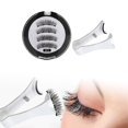 thumbnail image 2 of (2-Pack) Rinsvye Reusable Eyelashes with Applicator Curly Eyelashes No Glue Or Liner Wispy Lashes Natural Look Needed Glue False Eyelash Manga Lashes Set False Eyelash, 2 of 6