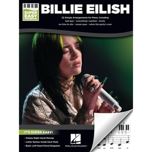 Pre-Owned Billie Eilish - Super Easy Songbook (Paperback) by Billie Eilish
