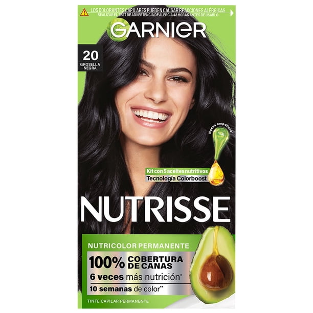 Tinte para cabello Garnier Nutrisse 20 grosella negra
